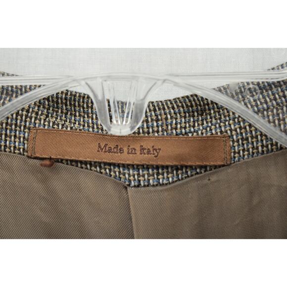 VTG Ermenegildo Zegna Blazer Men's 44R Multicolor Wool Silk Weave Sport Jacket - Picture 8 of 15